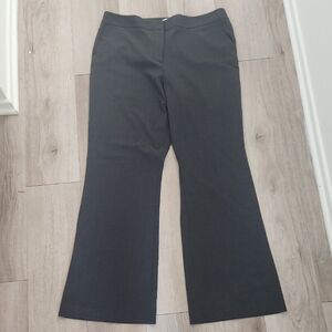Calvin Klein Charcoal Flare Slacks